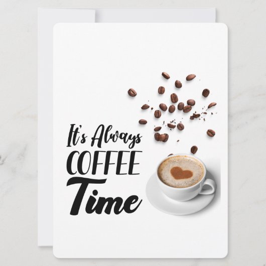 KAFFEZEIT FEIERTAGSKARTE (Vorderseite)