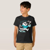 Kaffezeit-Katze T-Shirt (Vorne ganz)