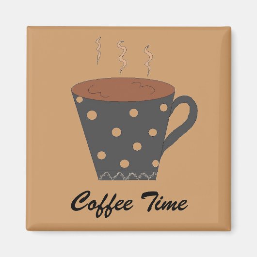 Kaffezeit Magnet (Vorne)