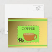 Kaffezeit Postkarte (Vorne/Hinten)
