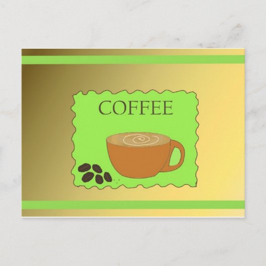 Kaffezeit Postkarte (Vorderseite)