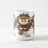 **Kaffezeit – Süße lächelnde Tasse Dampf  (Mittel)