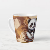 Kaffezeit, süßer Panda Milchtasse (Linke Ecke)
