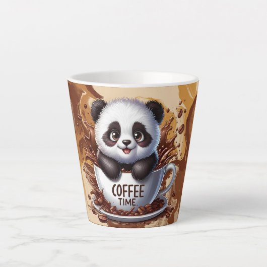 Kaffezeit, süßer Panda Milchtasse (Vorderseite)