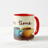 Kaffezeit Tasse (VorderseiteRechts)