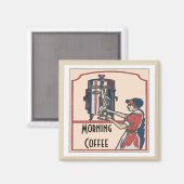 Kaffezeit, Text bearbeiten Magnet (Vorderseite/Rückseite)
