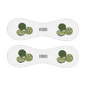 Kaffir Limon Cartoon Illustration Baseball (Paneele)