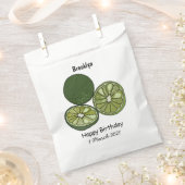 Kaffir Limon Cartoon Illustration Geschenktütchen (Ausgeschnitten)