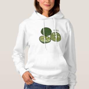 Kaffir Limon Cartoon Illustration Hoodie