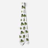 Kaffir Limon Cartoon Illustration Krawatte (Vorderseite)