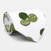 Kaffir Limon Cartoon Illustration Krawatte (Gerollt)