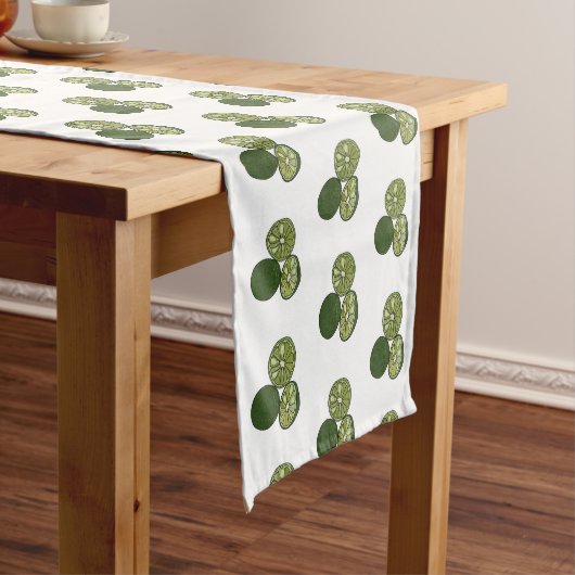 Kaffir Limon Cartoon Illustration Kurzer Tischläufer (Beispiel)