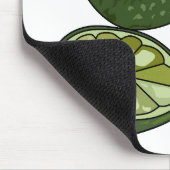 Kaffir Limon Cartoon Illustration Mousepad (Ecke)