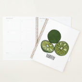 Kaffir Limon Cartoon Illustration Planer (Anzeige)