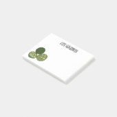 Kaffir Limon Cartoon Illustration Post-it Klebezettel (angewinkelt)
