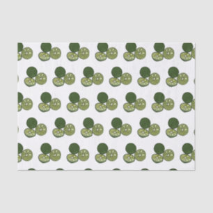 Kaffir Limon Cartoon Illustration Seidenpapier