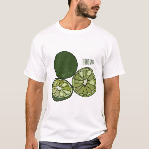 Kaffir Limon Cartoon Illustration T-Shirt