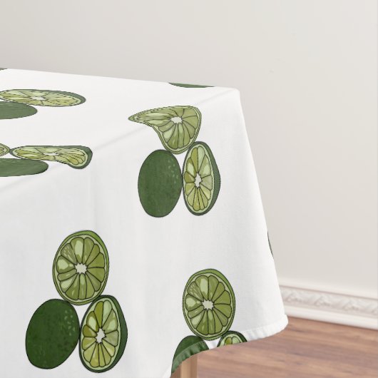 Kaffir Limon Cartoon Illustration Tischdecke (Beispiel)