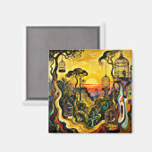 Käfig 2 magnet (Vorderseite/Rückseite)