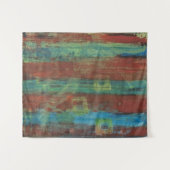 Käfig. ängstliche Beängstigende Originalkunst Wandteppich (Vorderseite (Horizontal))