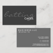 Käfige. (Farbanpassbar) Visitenkarte (Vorne/Hinten)