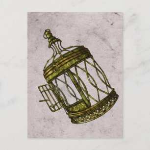 Käfigherz Postkarte