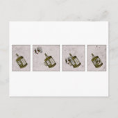 Käfigherz Postkarte (Vorderseite)