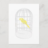 Käfigvogel Postkarte (Vorderseite)