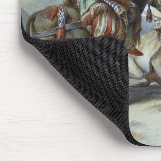 Kafila mit einem Kamel, das ein Hodesh, Mousepad (Ecke)