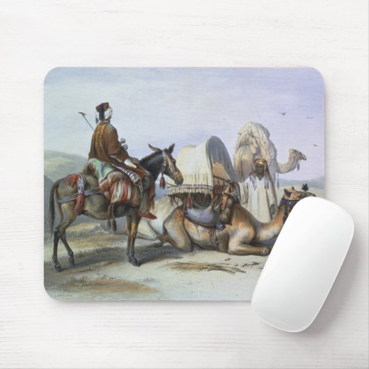 Kafila mit einem Kamel, das ein Hodesh, Mousepad (Mit Mouse)