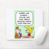 kafka Bibliothek genügende Bücher Mousepad (Mit Mouse)