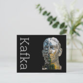 Kafka Head Postkarte (Stehend Vorderseite)