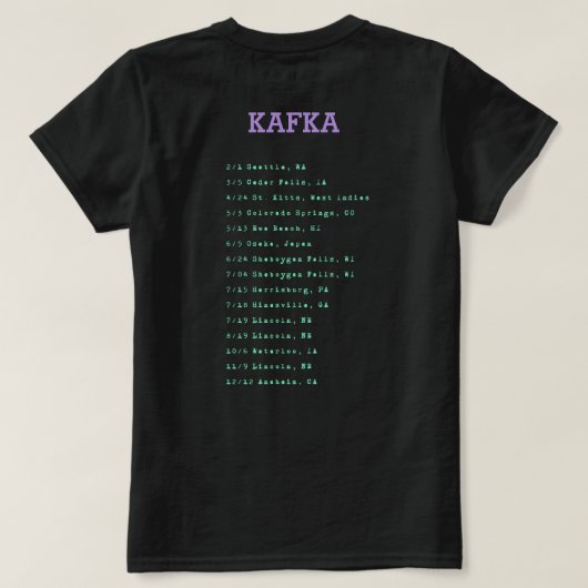 Kafka Shirt (Design Rückseite)