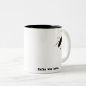 Kafka war hier… zweifarbige tasse (VorderseiteRechts)
