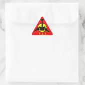 KAG Colors Dreieckiger Aufkleber (Tasche)
