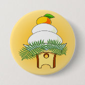 Kagami mochi button (Vorderseite)
