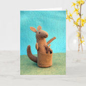 Kagaroo Karte (Gelbe Blume)