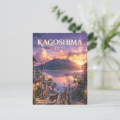 Kagoshima, Japan Postkarte (Stehend Vorderseite)