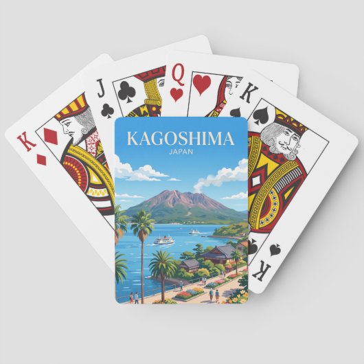 Kagoshima Japan Spielkarten (Rückseite)