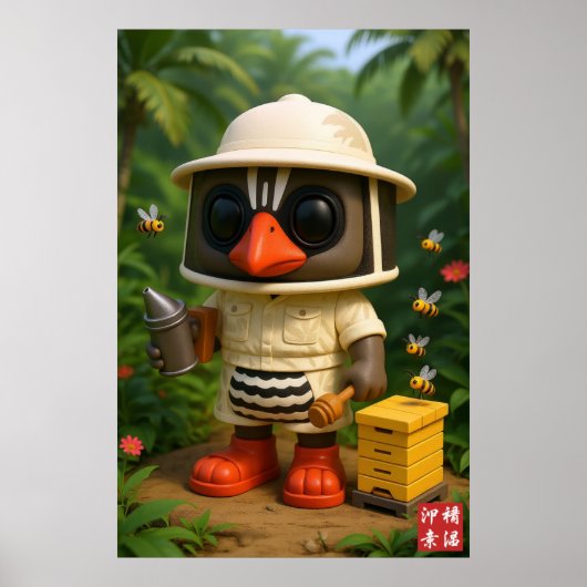 Kagu Beekeeper Poster (Vorne)