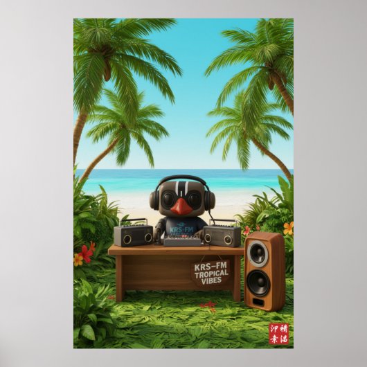 Kagu FM Radio Poster (Vorne)