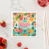 Kagu Tropical Tutti Frutti Serviette (Beispiel)