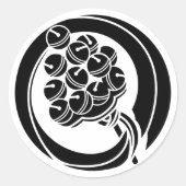 Kagura Runder Aufkleber (Vorderseite)