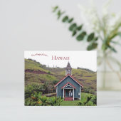 Kahakuloa Hawaiian Congregational Church Hawaii Postkarte (Stehend Vorderseite)