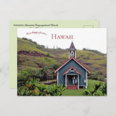 Kahakuloa Hawaiian Congregational Church Hawaii Postkarte (Vorne/Hinten)