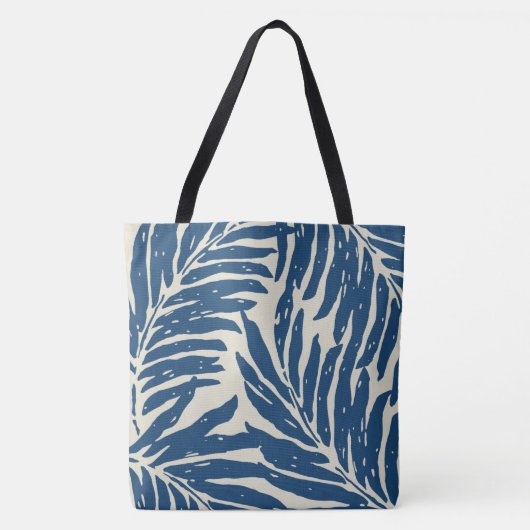 Kahanu Garden Hawaiian Palm Blätter Beach Bag Tasche (Vorderseite)