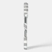 Kahanu Garden Hawaiian Palm Blätter Grau Case-Mate iPhone Hülle (Rückseite / Rechts)