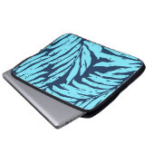 Kahanu Garden Hawaiian Palm Blätter Laptopschutzhülle (Vorne Knopf)