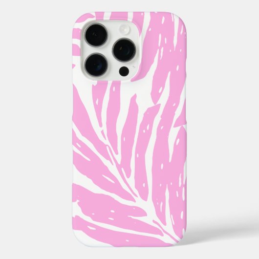 Kahanu Garden Hawaiian Palm Blätter Rosa Case-Mate iPhone Hülle (Rückseite)