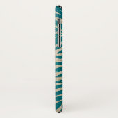 Kahanu Palmen-hawaiische Leinenbeschaffenheit Case-Mate iPhone Hülle (Hinten/Links)